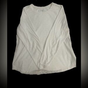 Old Navy Cream Long Sleeve Top